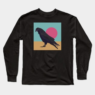 Sunset Raven Long Sleeve T-Shirt